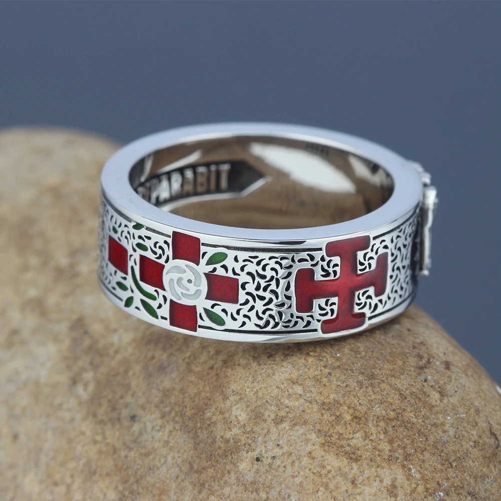 Customade Scottish Rite Master Mason Masonic 32 Degree Double Eagle Dropshipping Sterling Silver Ring - Image 5